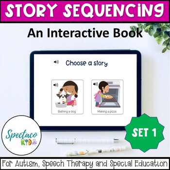 Preview of Story sequencing set 1 for autism, speech therapy and special education