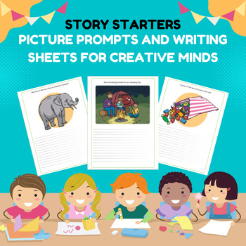Preview of Story starters: picture prompts and writing sheets for creative minds