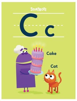 StoryBots Alphabet Poster Set by StoryBots | Teachers Pay ...