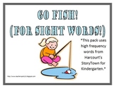 StoryTown Go Fish Kindergarten High Frequency Words Game