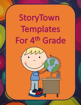 Preview of StoryTown Templates for 4th Grade Spelling and Vocabulary Words
