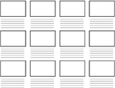 Blank Printable Storyboard Worksheet