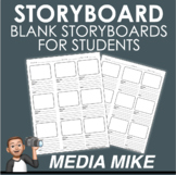 Storyboard - Blank Storyboard for Video Production or Film