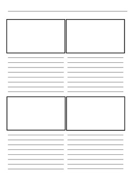 Preview of Storyboard - Boxes and Lines Paper Choice