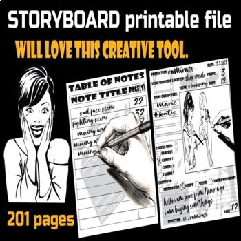Preview of Storyboard For Telling Story