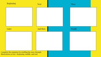 Preview of Storyboard - Retelling Comprehension Graphic Organizer
