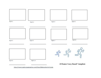 Preview of Storyboard Template-10 frames