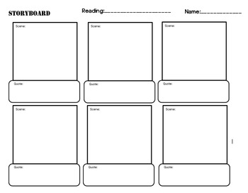 Preview of Storyboard Template