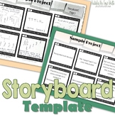 Storyboard Template - Digital or Printable