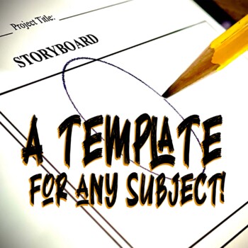 Preview of Storyboard Template | Visualize Camera Angles, Scene Sequencing + More! (PDF)
