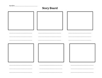 Preview of Storyboard template
