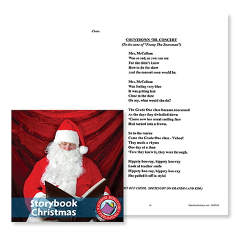 Preview of Storybook Christmas: Countdown 'Til Concert Song - BONUS WORKSHEETS