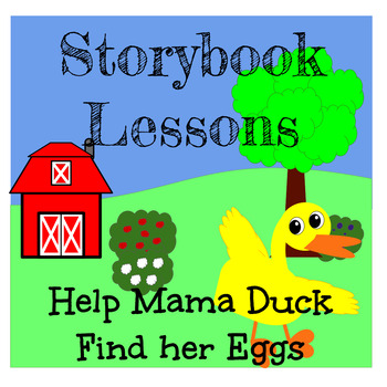 Preview of Storybook Lessons: Mother Duck Number recognition, Writing Sentences and more