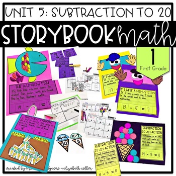 Preview of Storybook Math: Unit 5 Subtraction to 20 (First Grade)