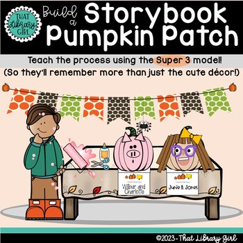 Preview of Storybook Pumpkin Patch | Book Character Pumpkins with Super 3
