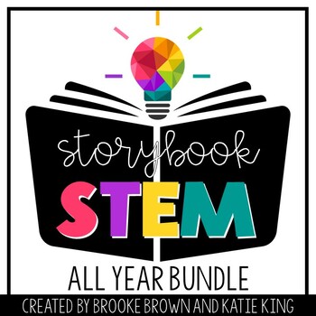 Preview of Storybook STEM {All Year BUNDLE!} STEM and ELA Activities