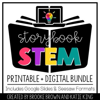Preview of Storybook STEM: PRINTABLE + DIGITAL BUNDLE - STEM & ELA Activities