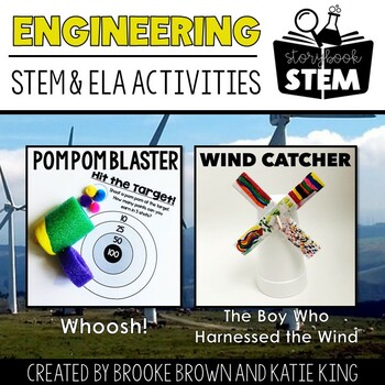 Preview of Storybook STEM Science Activities {ENGINEERING}