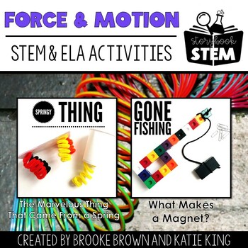 Preview of Storybook STEM Science Activities {FORCE & MOTION}