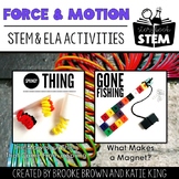 Storybook STEM Science Activities {FORCE & MOTION}