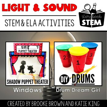Preview of Storybook STEM Science Activities {LIGHT & SOUND}