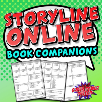 Preview of Storyline Online Book Companions (NO PRINT DIGITAL option)