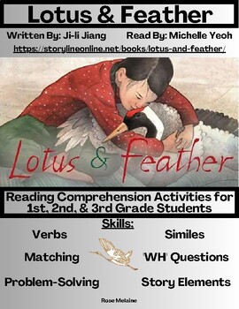 Preview of Storylineonline: Lotus & Feather: Reading Comprehension Activity