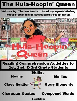 Preview of Storylineonline: The Hula-Hoopin' Queen: Reading Comprehension Activity