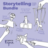 Storytelling Bundle - 4 Paper Puppets for Hands-on ELA projects