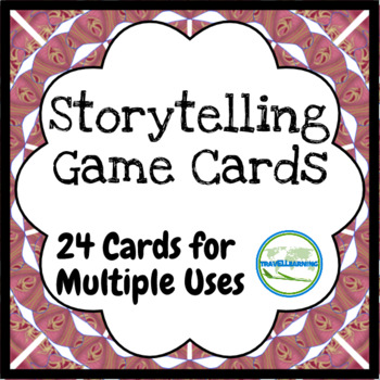 Preview of Storytelling and Story-building Activity Game Cards for Conversation or Writing
