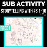 Substitute Activity: Storytelling with Numbers 1-10 in Spa