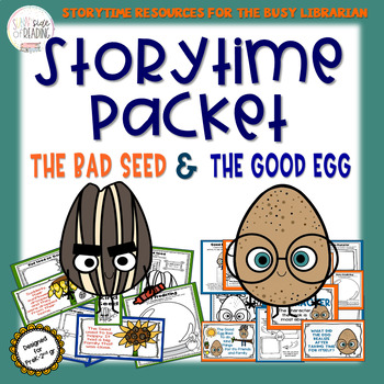 Preview of Storytime Packet Bundle: The Good Egg and The Bad Seed