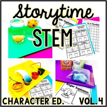 Preview of Storytime STEM Vol 4 - Storybook Science - Character Ed. Activities