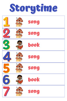 Preview of Storytime Sequence Chart