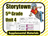 Storytown 5th Grade Supplements | Theme 4 Printable Resource