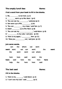 Preview of Storyworld Stage 3 Reading Comprehension Sheets