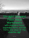 Straight Forward Standard Form Worksheet