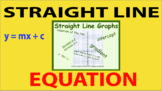 Straight Line Equation y = mx + c