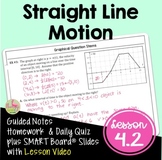 Calculus Straight Line Motion with Lesson Video (Unit 4)