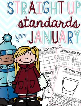 Preview of Straight Up! {Standards for January Printables}