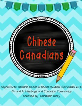Preview of Strand A: Canadian Communities: Chinese Canadians