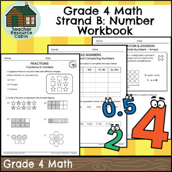 Preview of Strand B: Number Workbook (Grade 4 Ontario Math)
