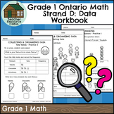 Strand D: Data Workbook (Grade 1 Ontario Math) New 2020 Cu
