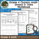 Strand D: Data Workbook (Grade 4 Ontario Math) New 2020 Cu