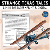Strange Texas Tales Nonfiction Reading Comprehension Passages