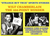 Strange and Amazing Sports Reading #3: The 100-Point Wonder