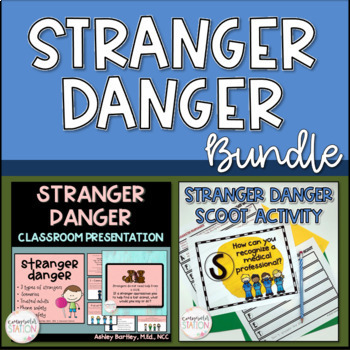 Preview of Stranger Danger Personal Safety Lesson & Classroom Scoot Game Bundle