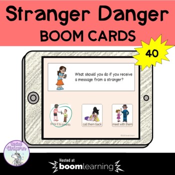 Preview of Stranger Danger Boom Cards