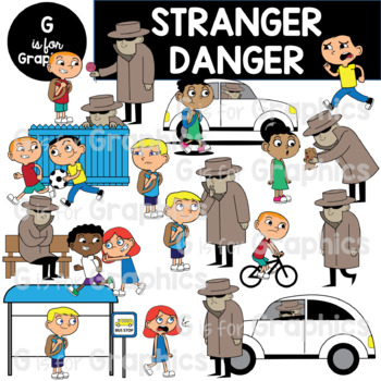 Preview of Stranger Danger Clipart
