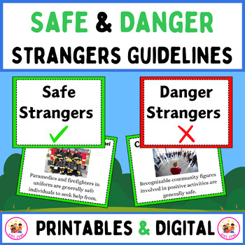 Preview of Stranger Danger Safety Tips: Safe & Danger Strangers Guidelines
